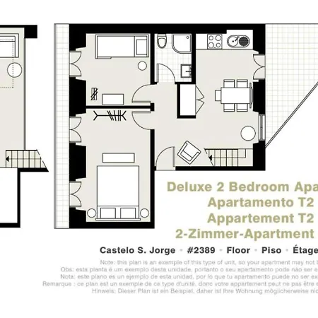 Serviced - Castelo S. Jorge Daire